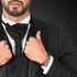 Lederarmband herren blau unendlichkeit unisex armreif
